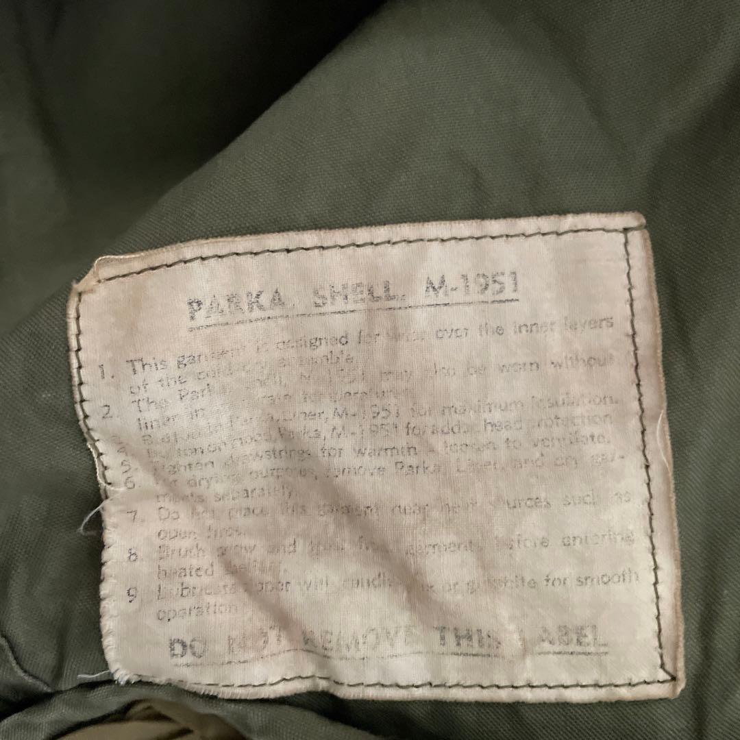 希少 50s M-51 フィッシュテールパーカ ライナー付 ステンシル USMC
