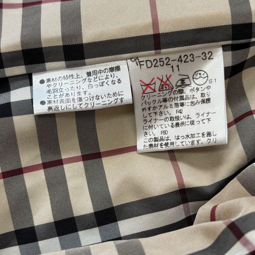 良品✨バーバリー ノバチェック ステンカラーコート キルティングライナー付き L