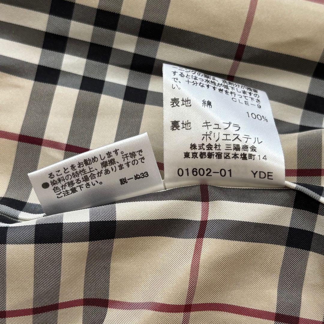 良品✨バーバリー ノバチェック ステンカラーコート キルティングライナー付き L