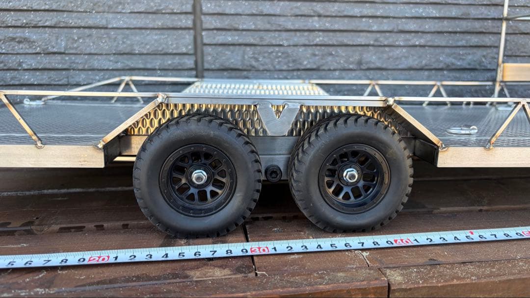 1/8 車載トレーラー　検（トラクサス　scx10 クローラー　ビッグトラック