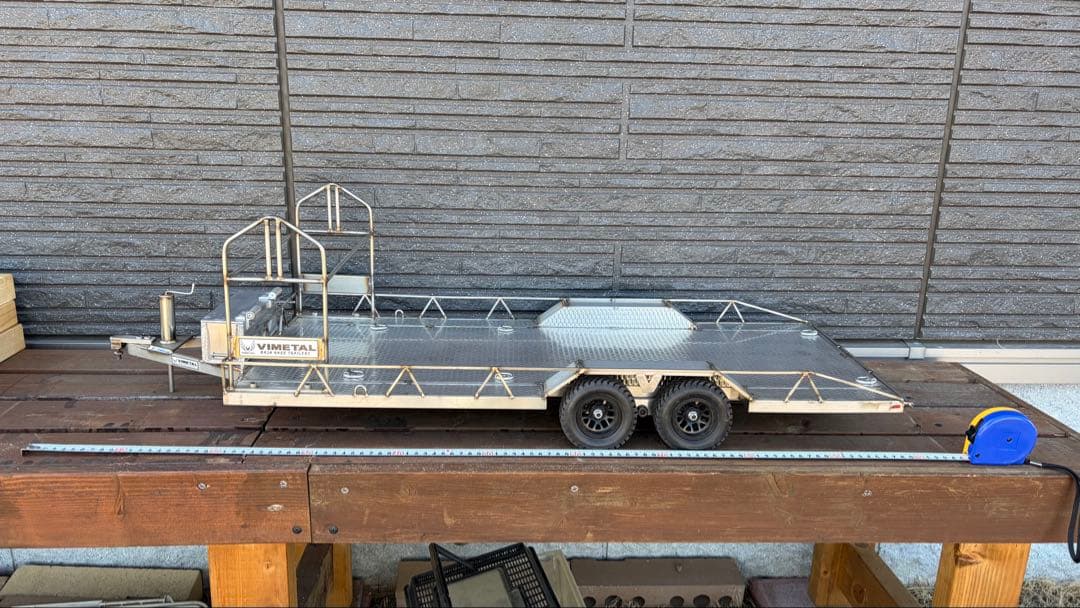 1/8 車載トレーラー　検（トラクサス　scx10 クローラー　ビッグトラック