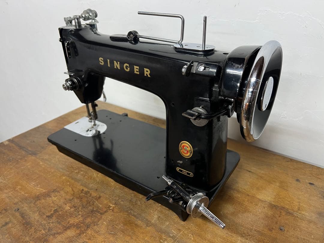 SINGER 188 工業用ミシン 本体 黒金 シンガー アンティーク