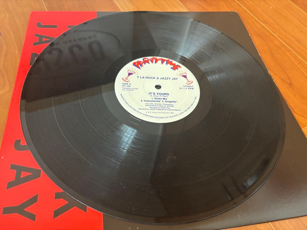 T LA ROCK & JAZZY JAY it's yours レコード