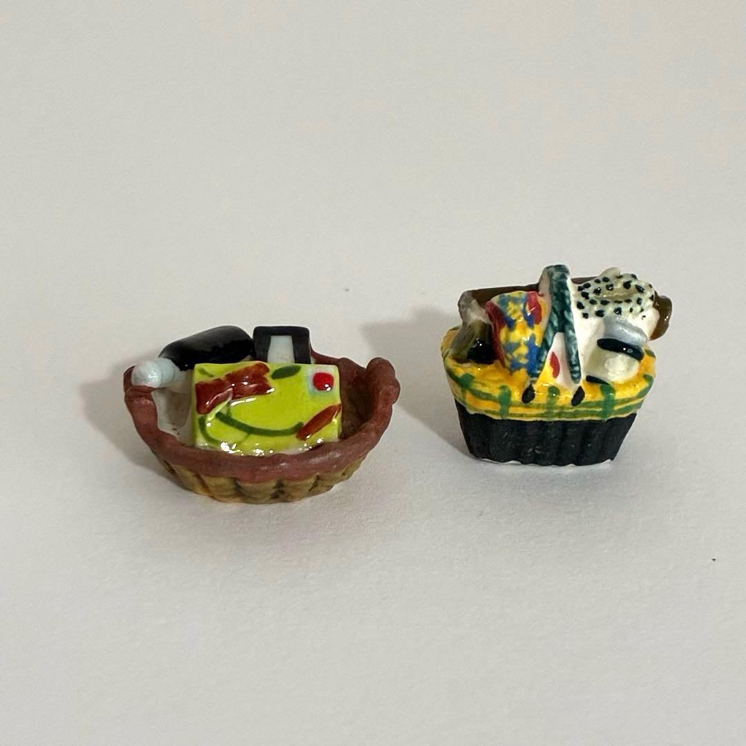 フランスのマルシェ　レア　フェーブ　ヴィンテージ　陶器　フランス　ミニチュア