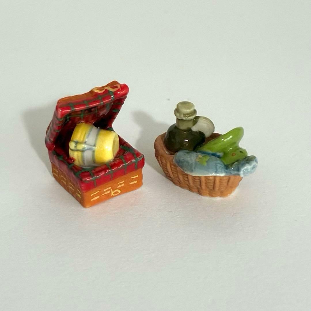 フランスのマルシェ　レア　フェーブ　ヴィンテージ　陶器　フランス　ミニチュア