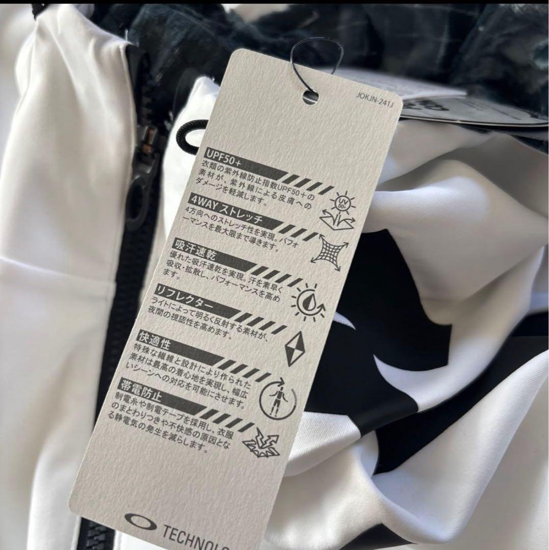 新品　オークリー　メンズ　トレーニングジャケット　ストレッチ　フード　2XL