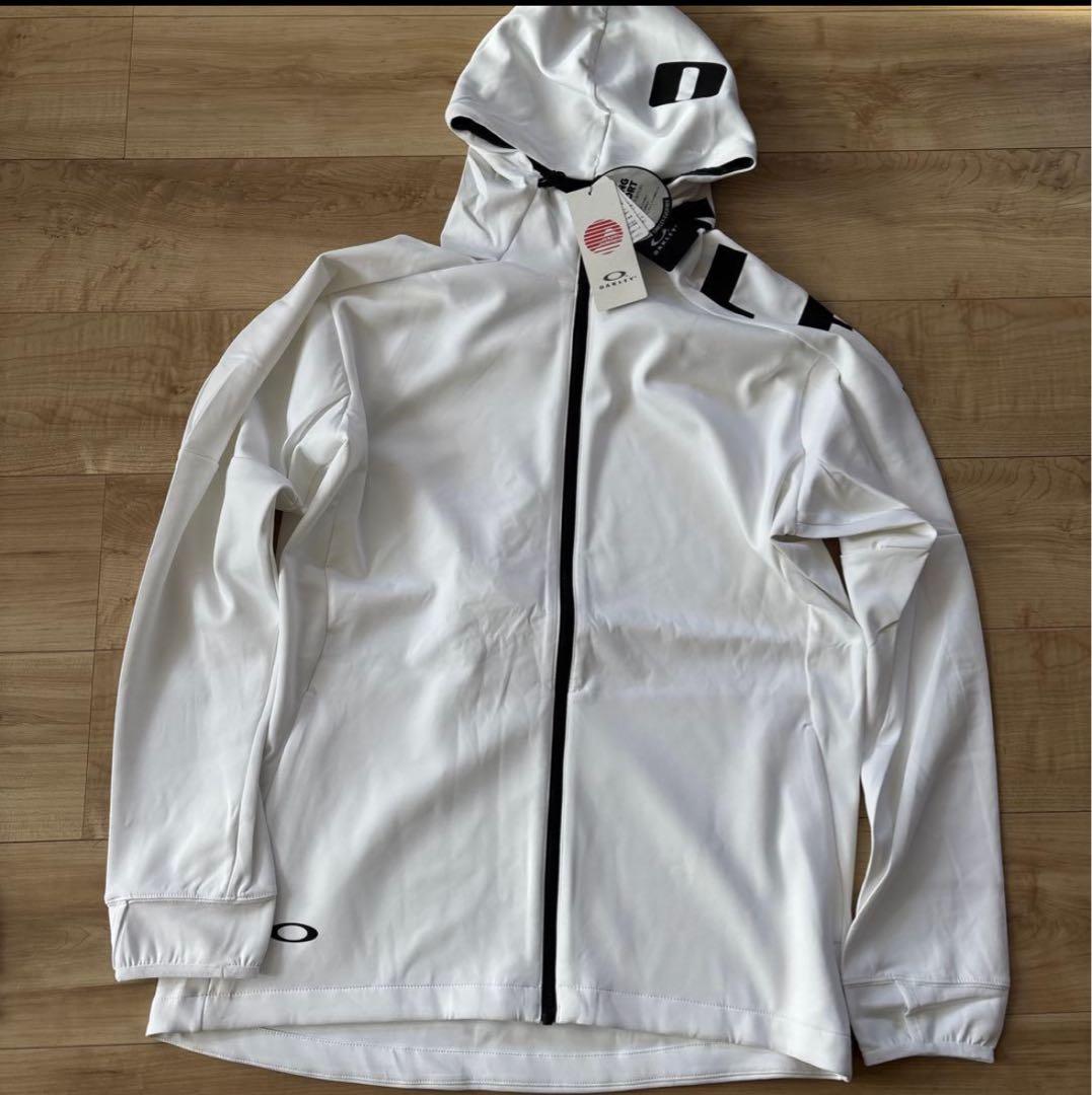 新品　オークリー　メンズ　トレーニングジャケット　ストレッチ　フード　2XL