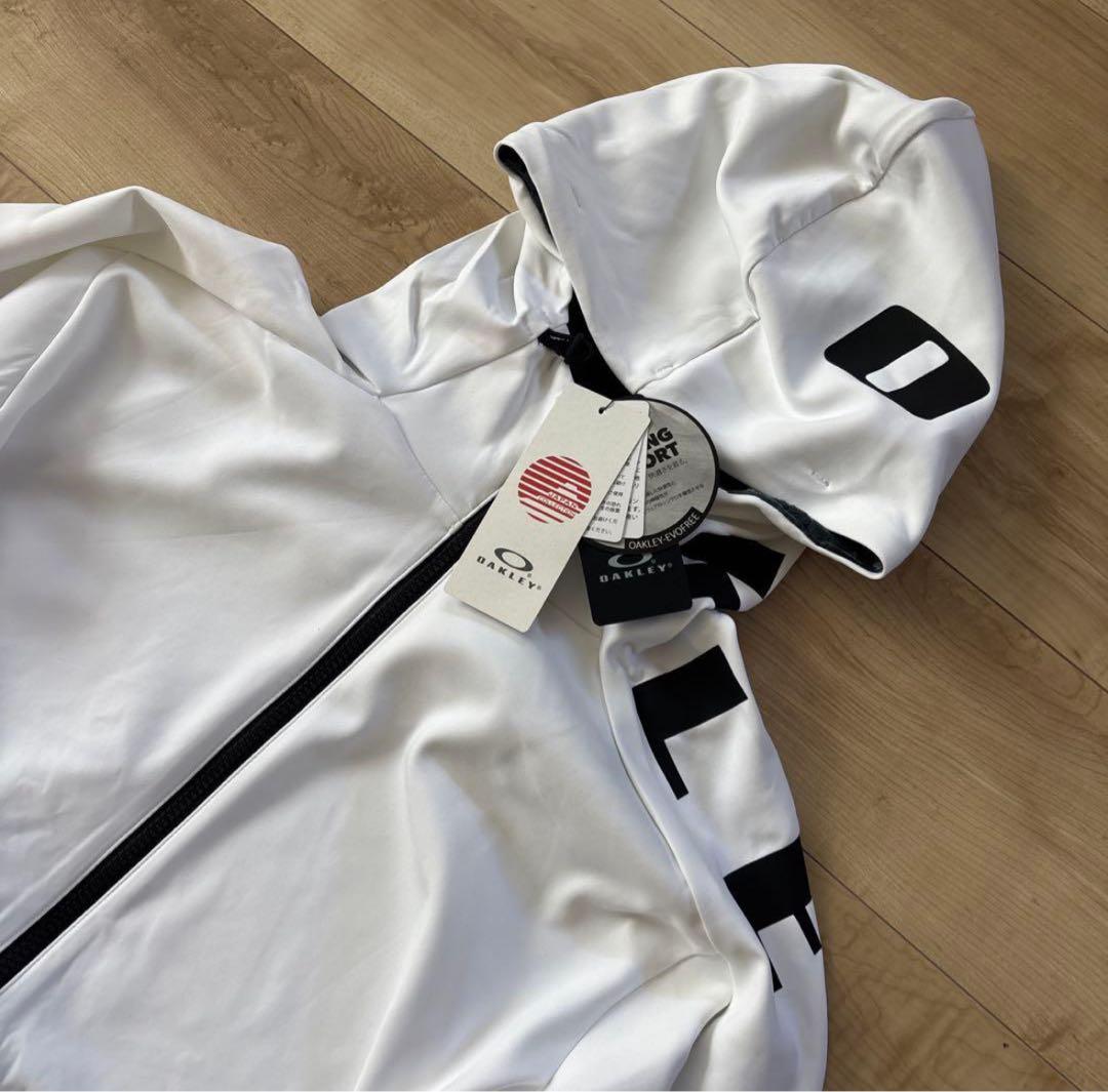 新品　オークリー　メンズ　トレーニングジャケット　ストレッチ　フード　2XL