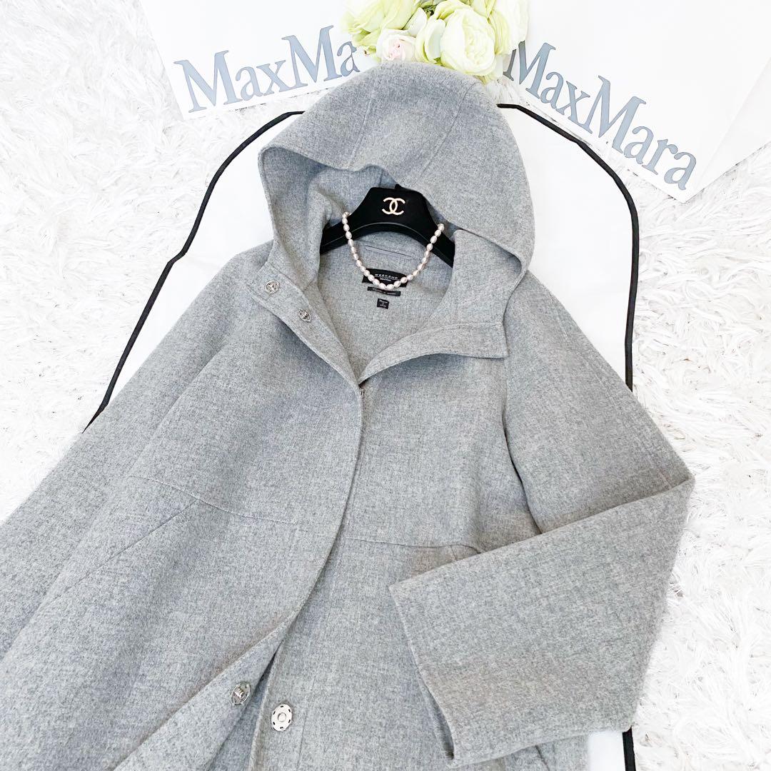 ★美品★マックスマーラWeekend MaxMara フーデッドコート★