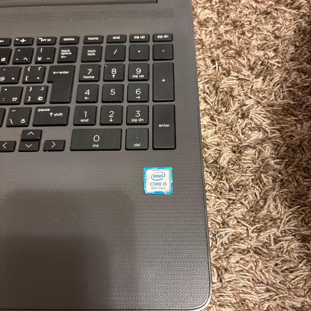 HP 15インチノートパソコン　i5 8G ジャンク