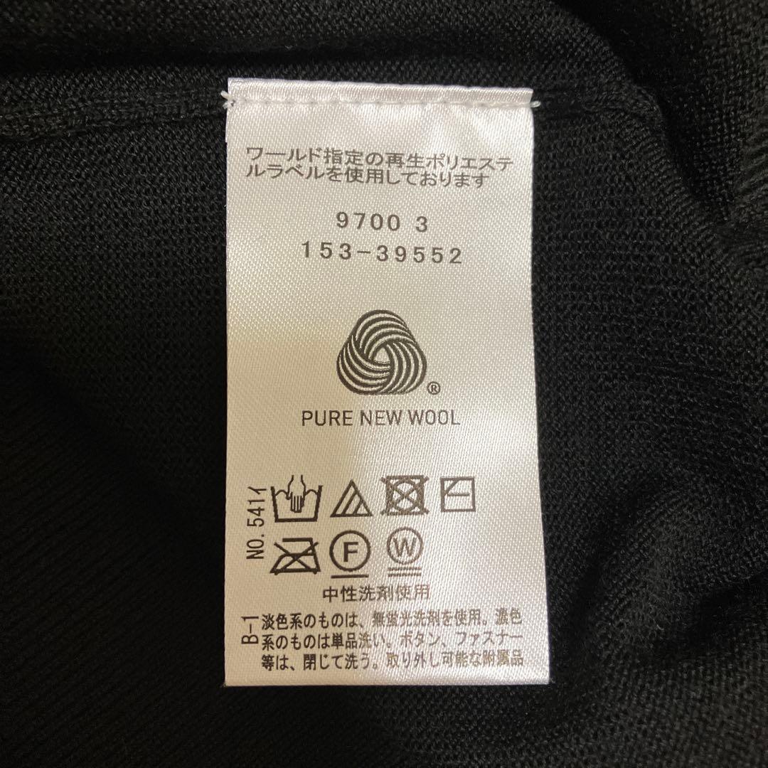UNTITLED 2024AW 未使用 ウール クルーネックニットカーディガン