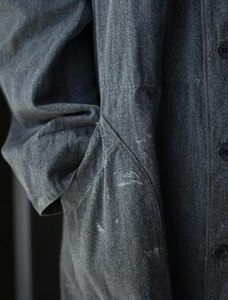 ジャケット・アウター 1950s Black chambray atelier coat