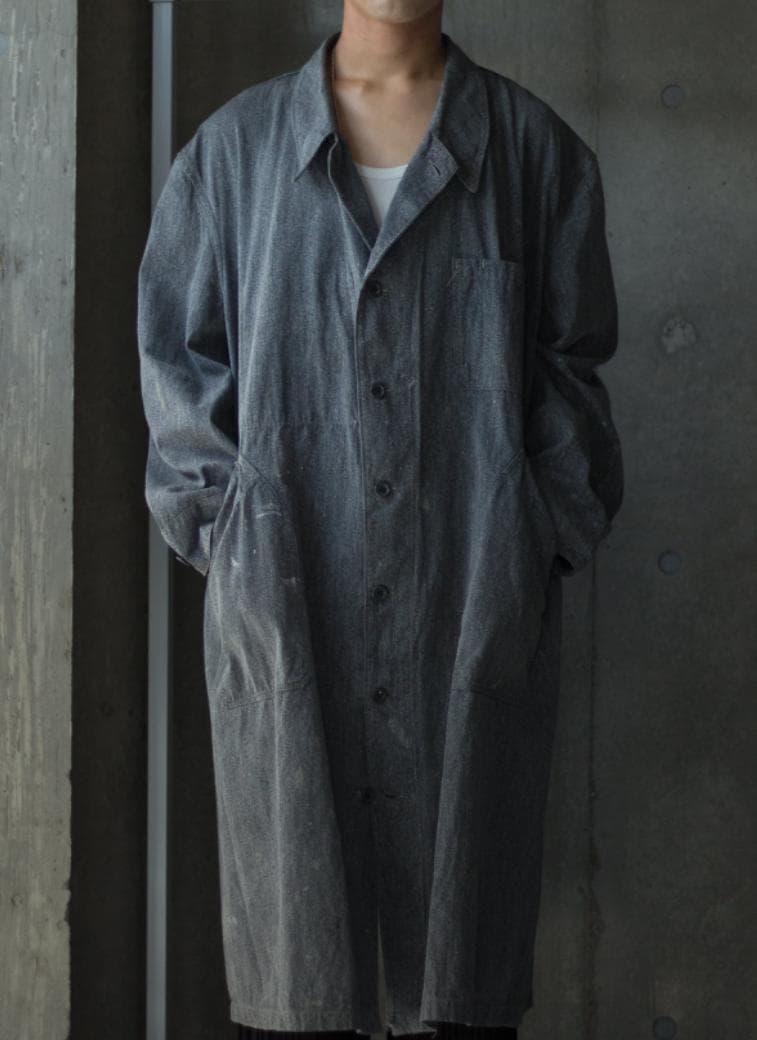 ジャケット・アウター 1950s Black chambray atelier coat