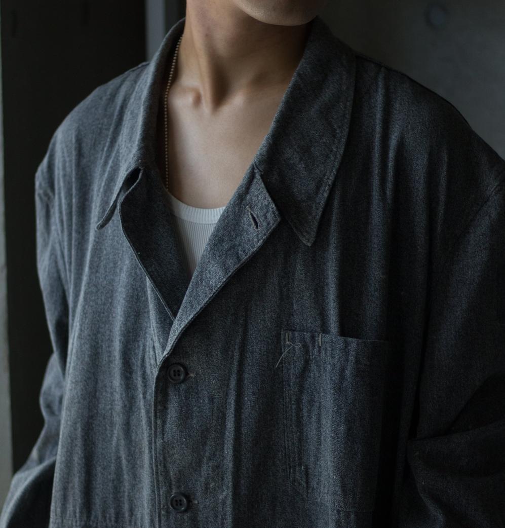 ジャケット・アウター 1950s Black chambray atelier coat