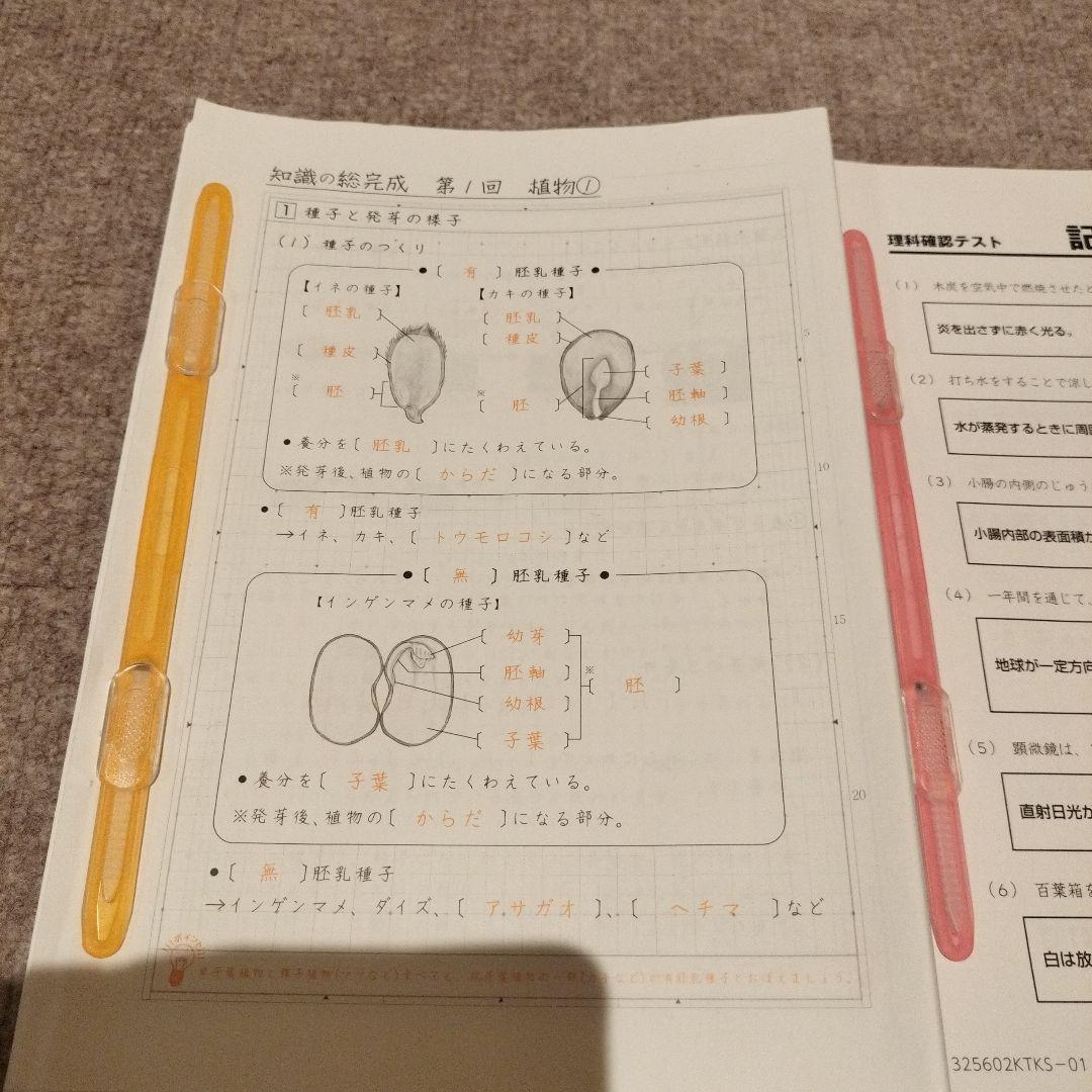 サピックス 小学6年 理科セット