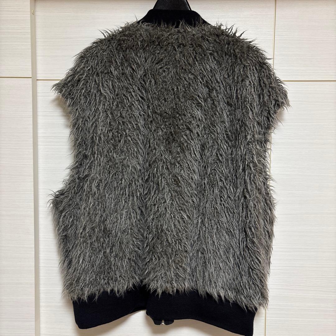 【極美品】URU WOOL PONCH ZIP UP VEST サイズ3
