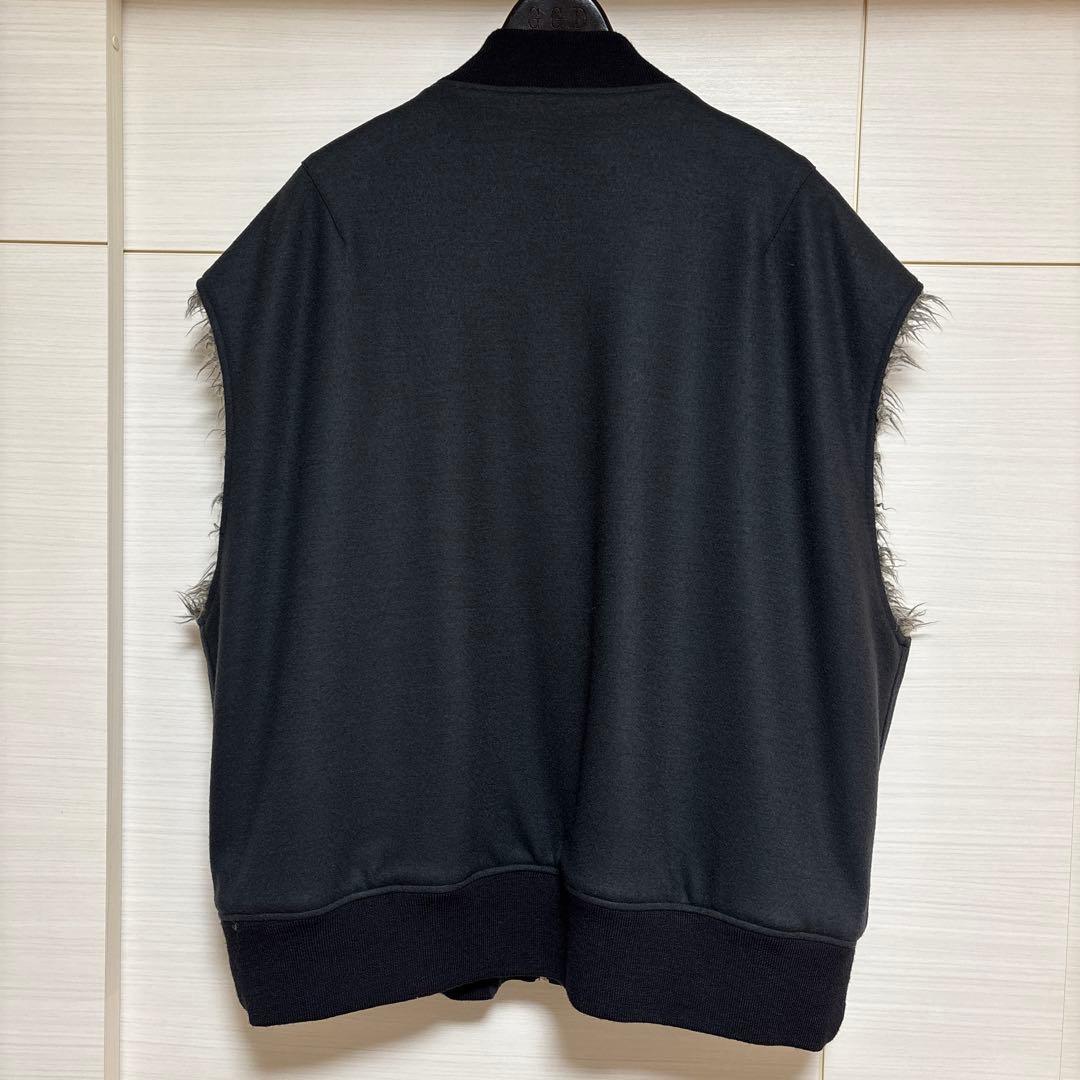 【極美品】URU WOOL PONCH ZIP UP VEST サイズ3