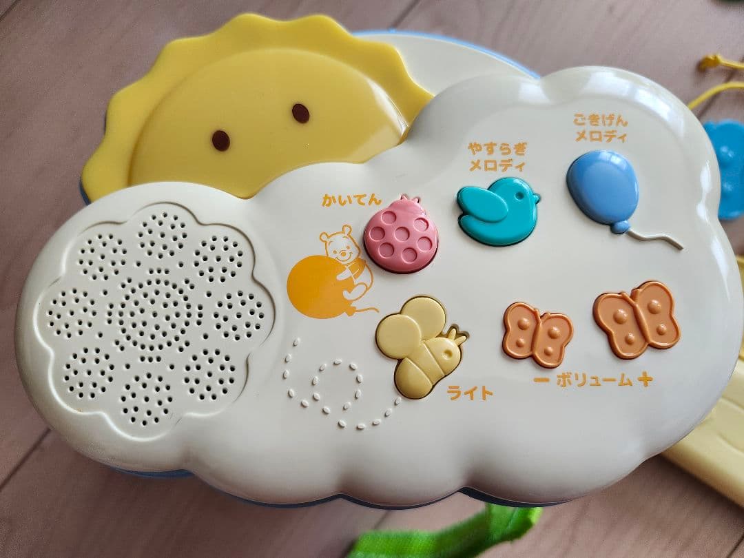 美品★プーさん　えらべる回転 6WAYジム メリー