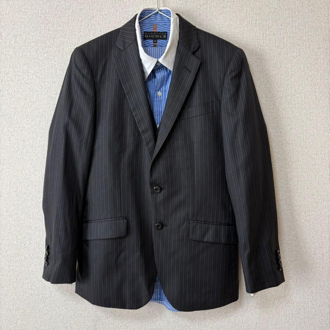 美品 MONSIEUR NICOLE フォーマル4点セット メンズM スーツ