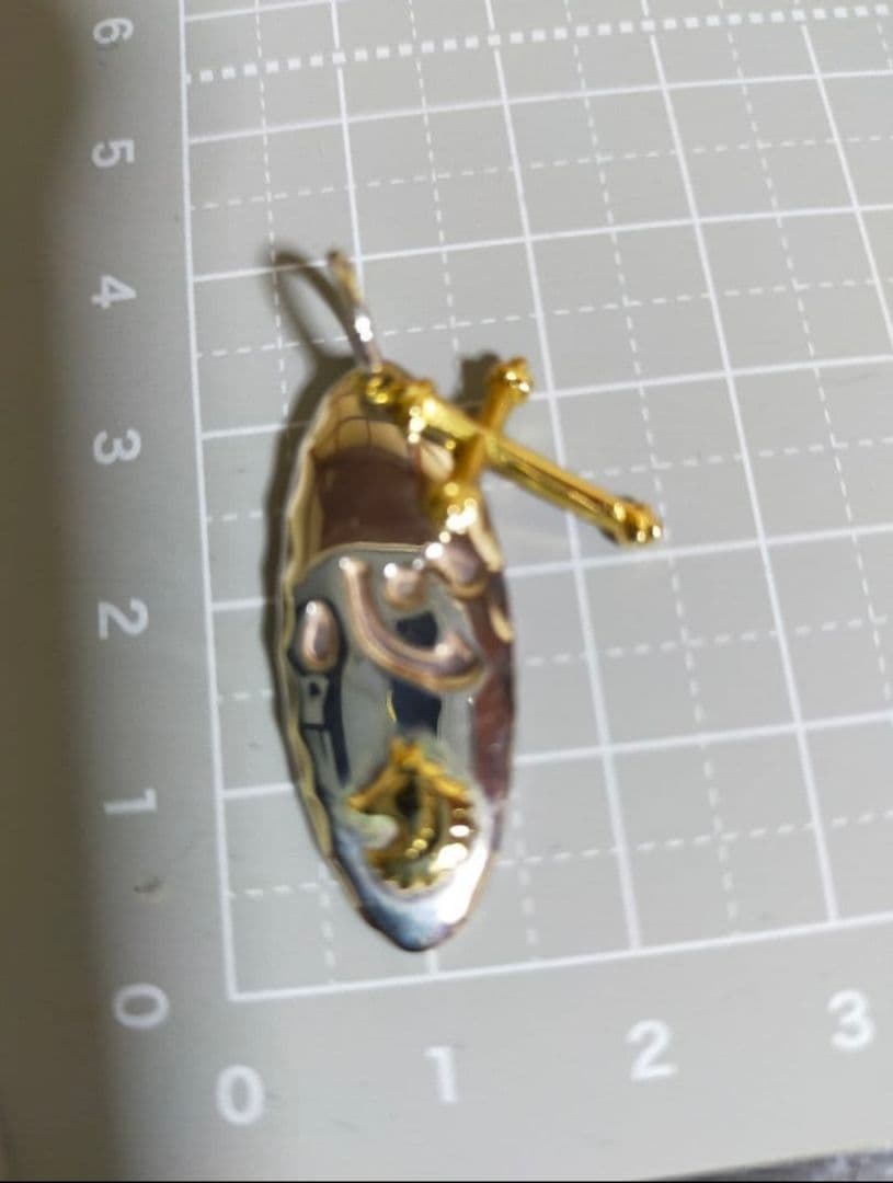 タイムセール★超希少品★タディ＆キングペンダントトップsilver925＆k18