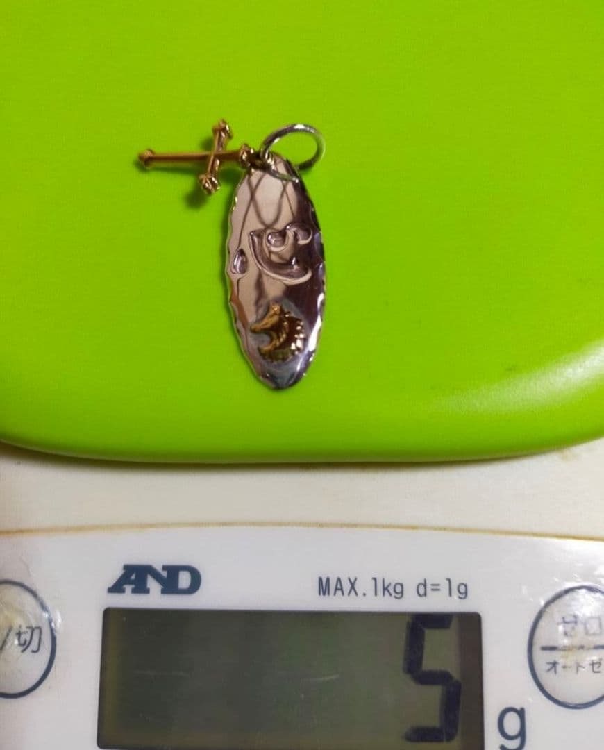 タイムセール★超希少品★タディ＆キングペンダントトップsilver925＆k18