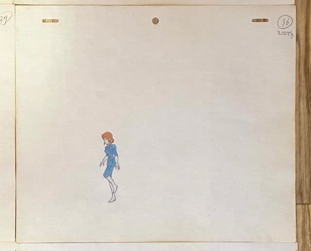 Nausicaä のナウシカのキャラクターが描かれたアニメ制作素材です