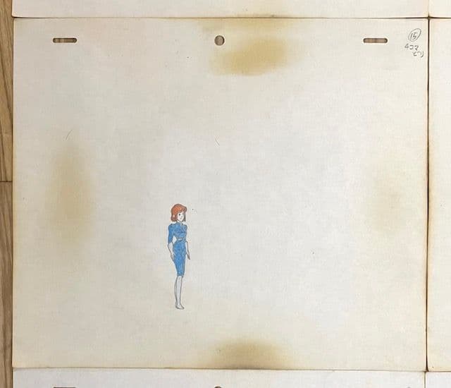 Nausicaä のナウシカのキャラクターが描かれたアニメ制作素材です