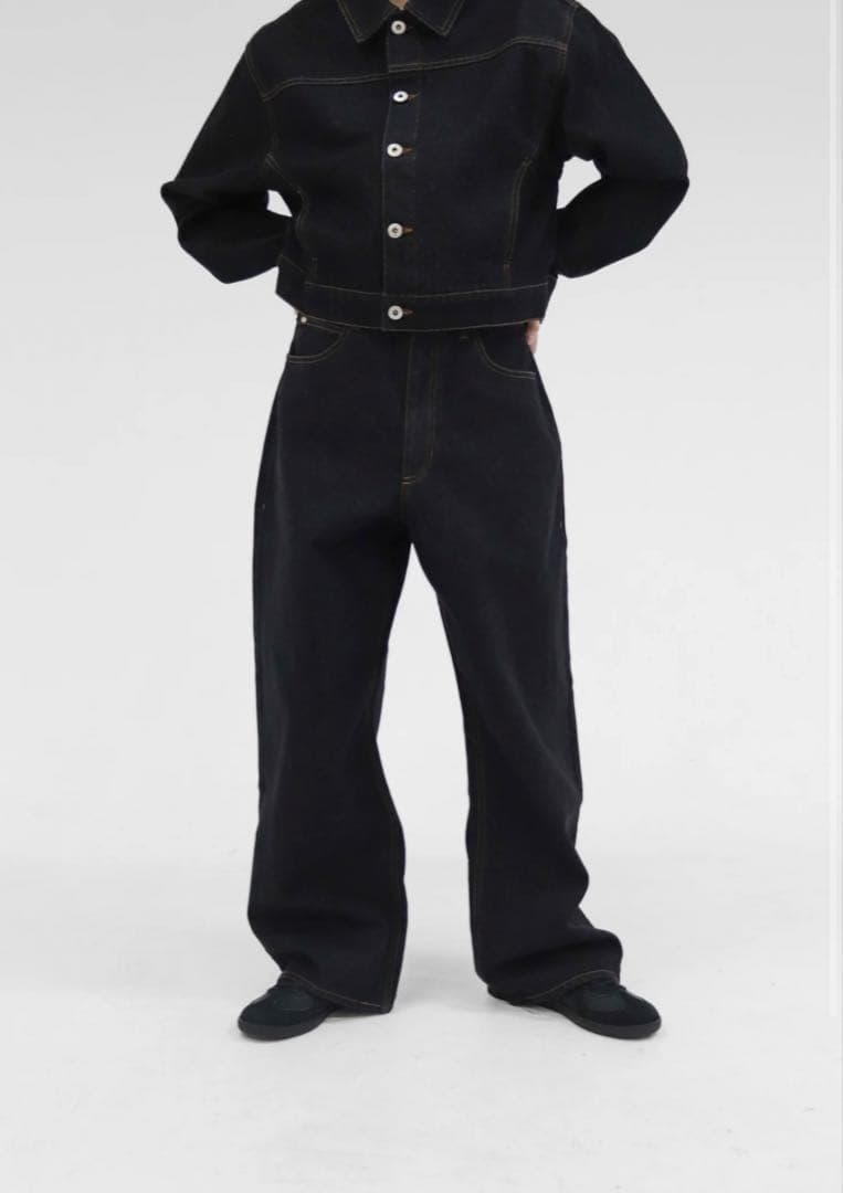 パンツ W Loop Straight Denim