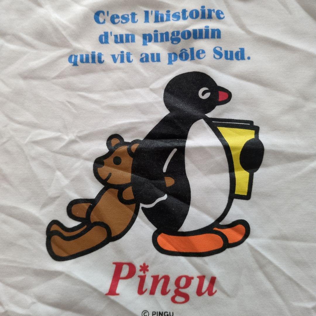 Pingu チェック柄フード付きベスト・Ｔシャツ・ショートパンツセット　ピングー