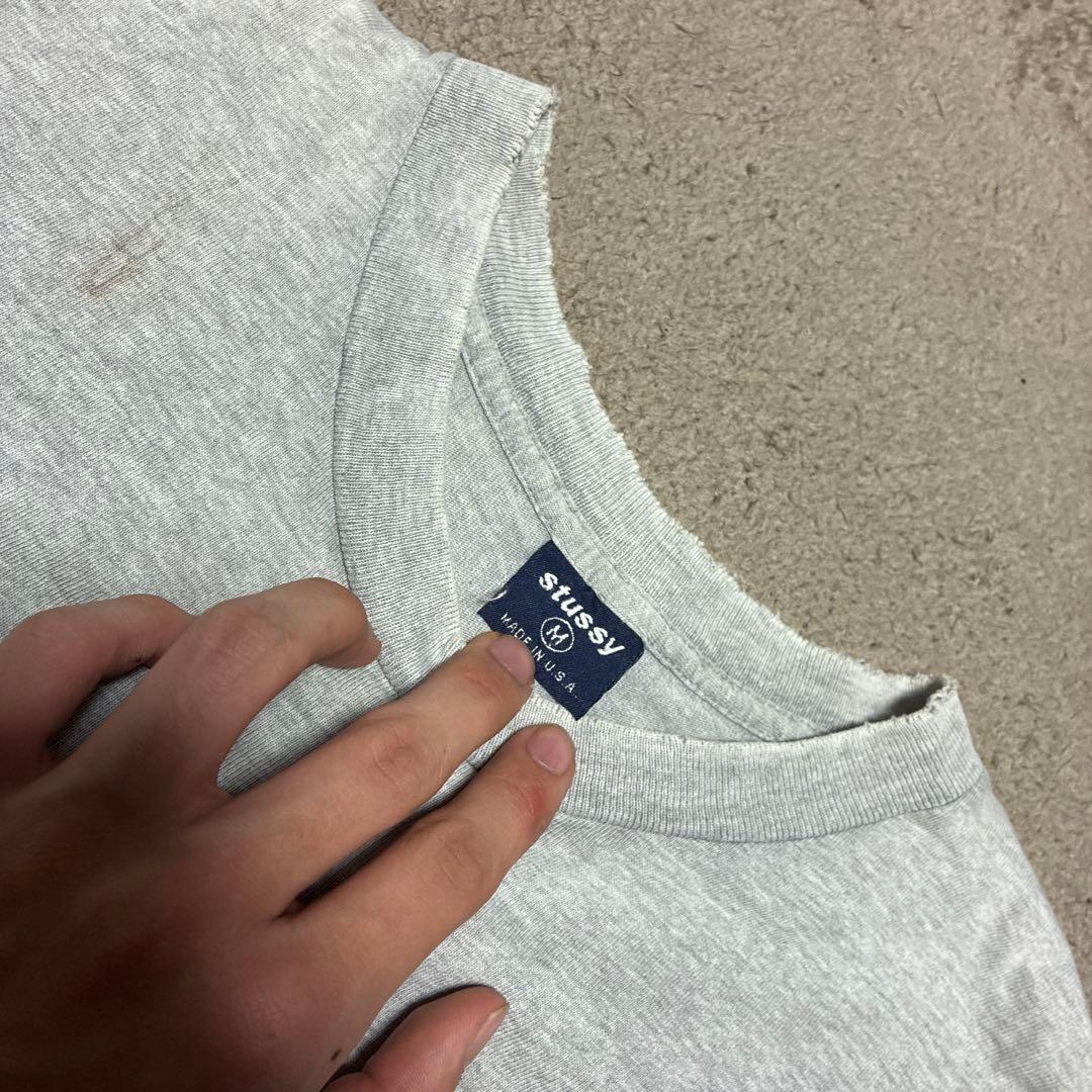 90s OLD Stussy Custom ロゴTシャツ USA 製両面プリント