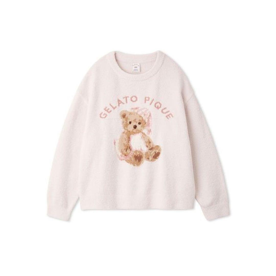 ジェラートピケ　GOOD NIGHT BEAR ルームウェア 上下セット