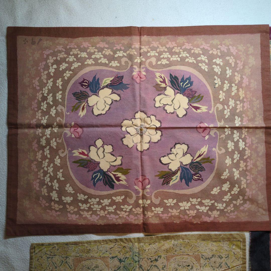 染色家の方の生地　裂　ゴッホ　阿修羅　唐草　ハンドメイド　リメイク　アート