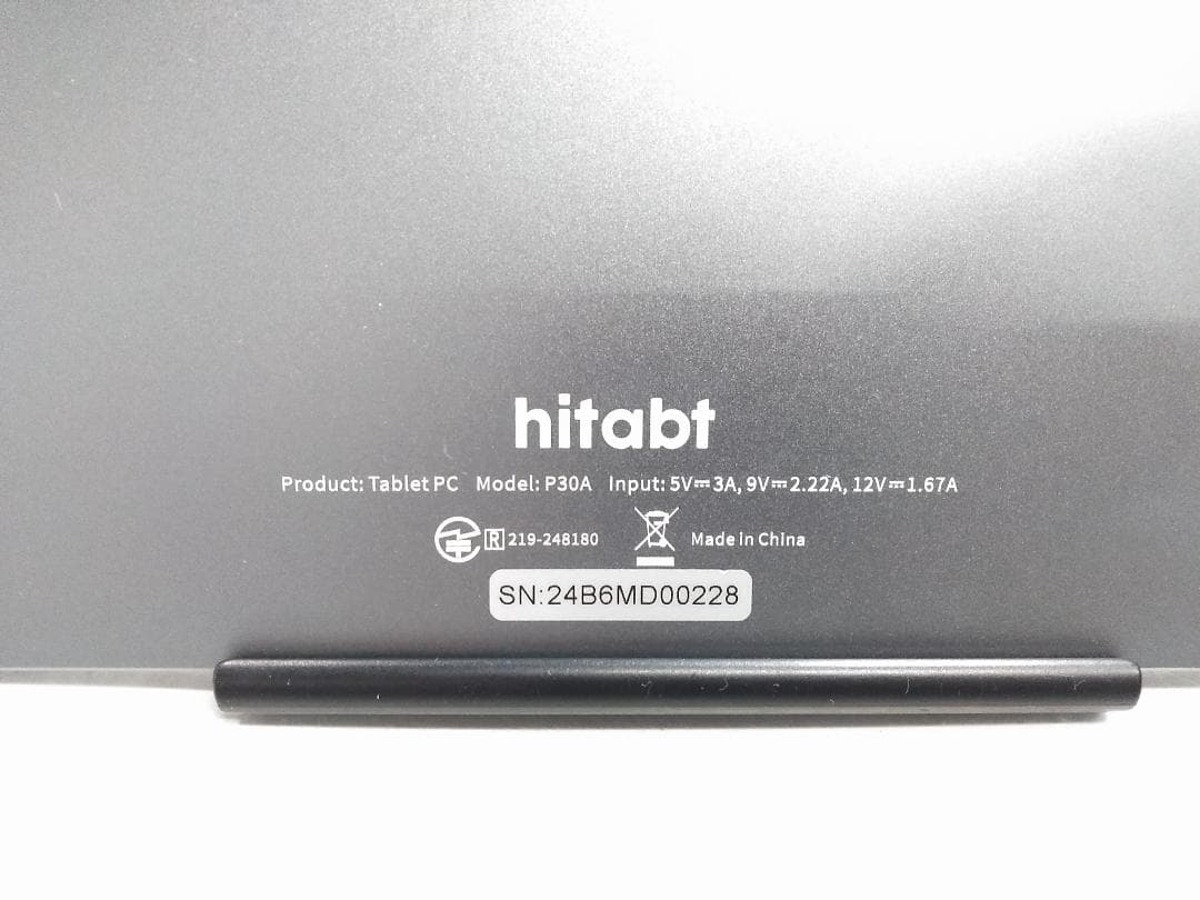 Hitabt P30A タブレット 12インチ 128GB WIFIモデル◇