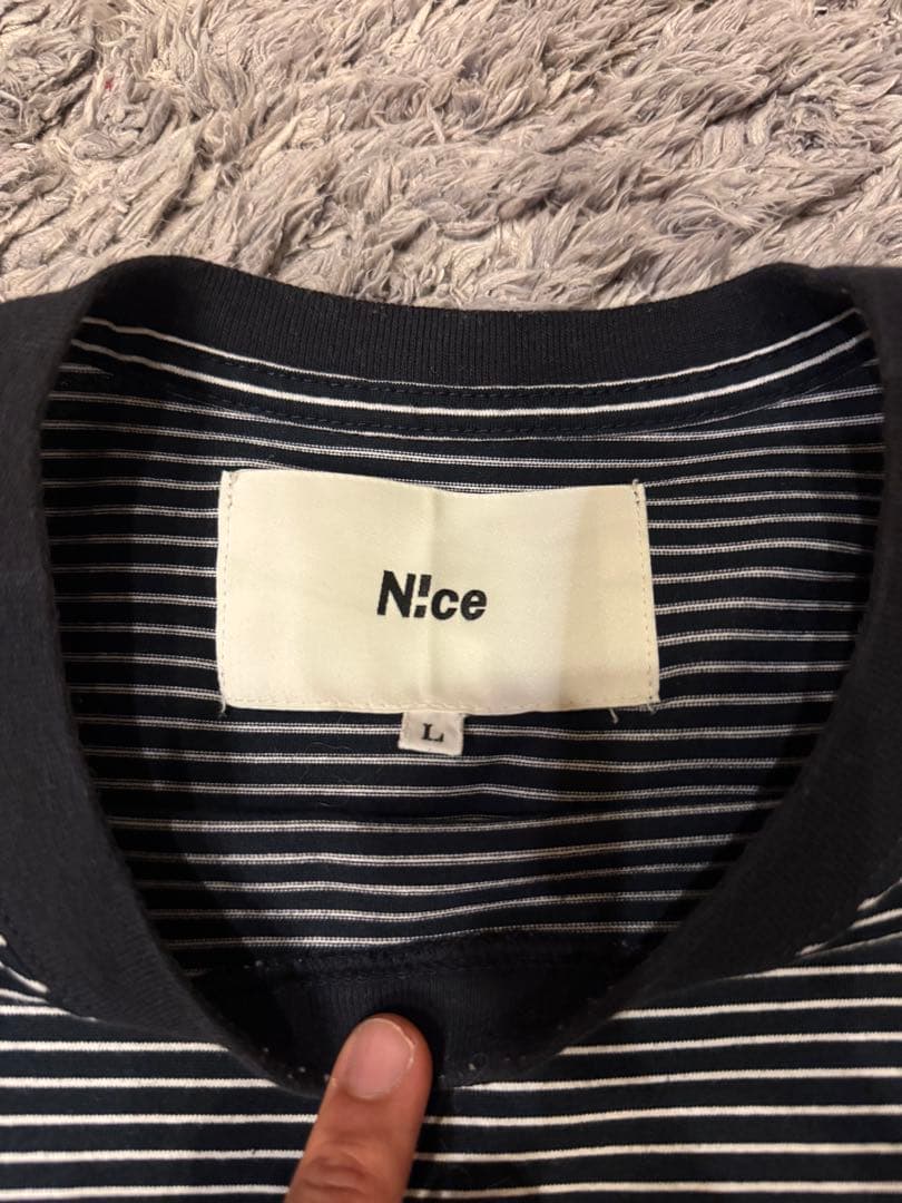 Y*e様 N!CE ボーダーTシャツ