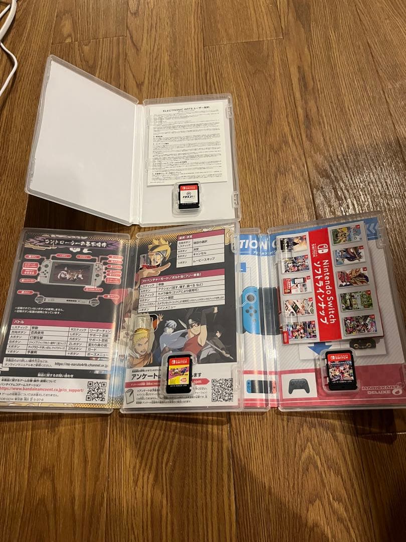 モ*ブ様 Switch スイッチ　マリオカート　ナルト　FIFA21 セット