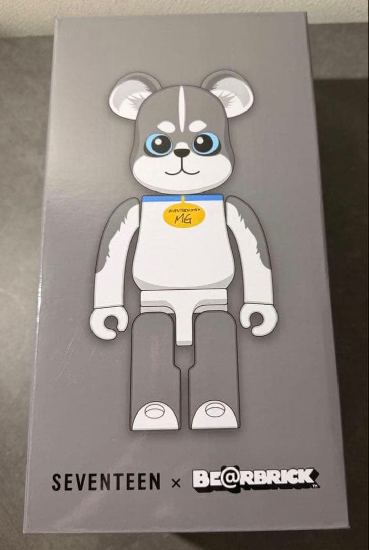 トレカ付 SEVENTEEN セブチBE@RBRICK 400% ミンギュ