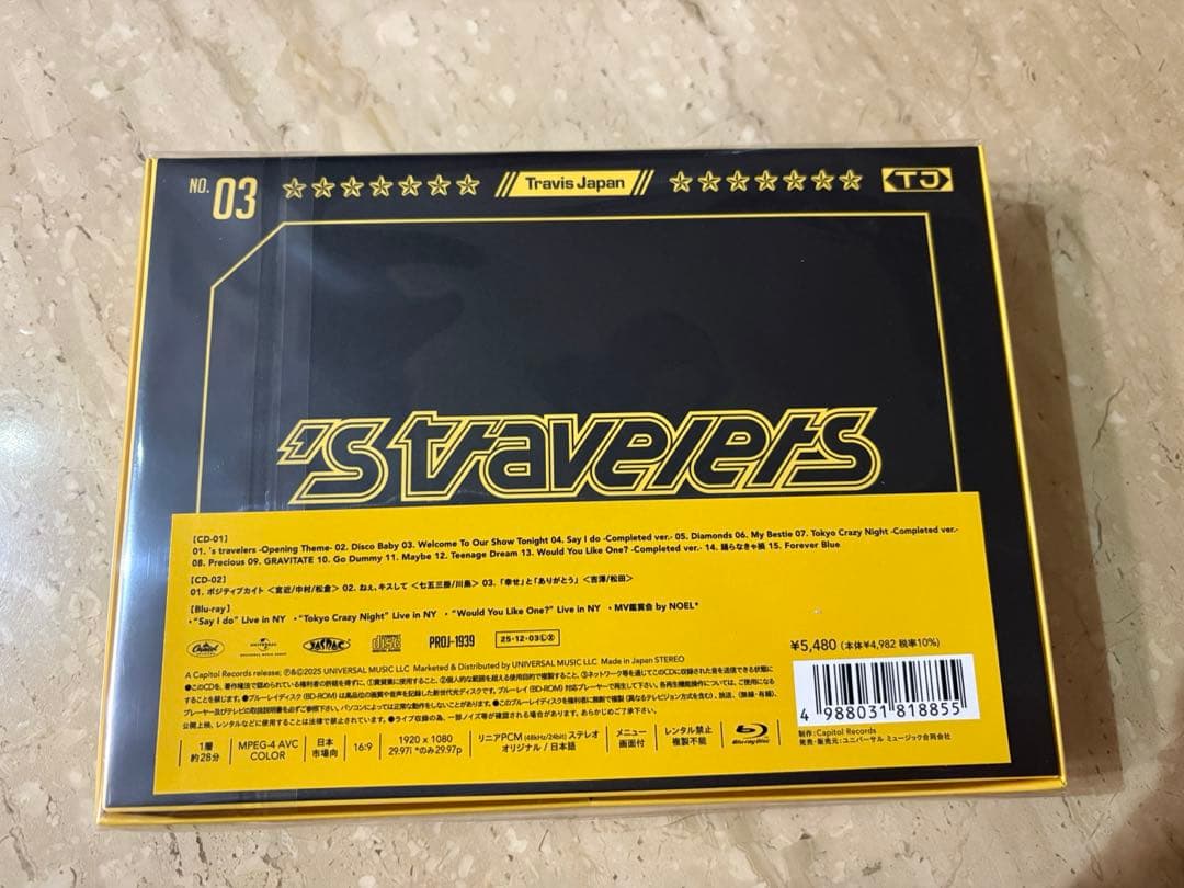 Travis Japan “s Travelers” FC限定盤 Blu-ray