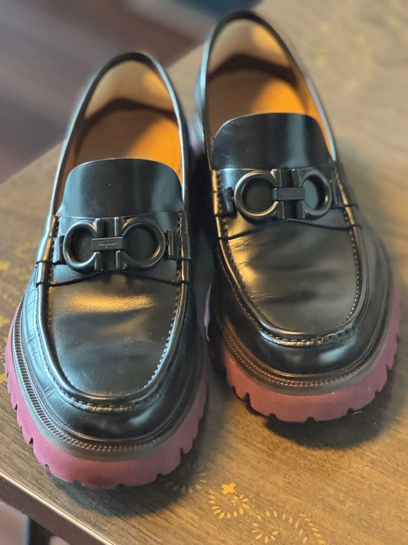 【最終お値下げ】フェラガモ　モカシン限定カラー　ローファー 27㎝ US9インチ