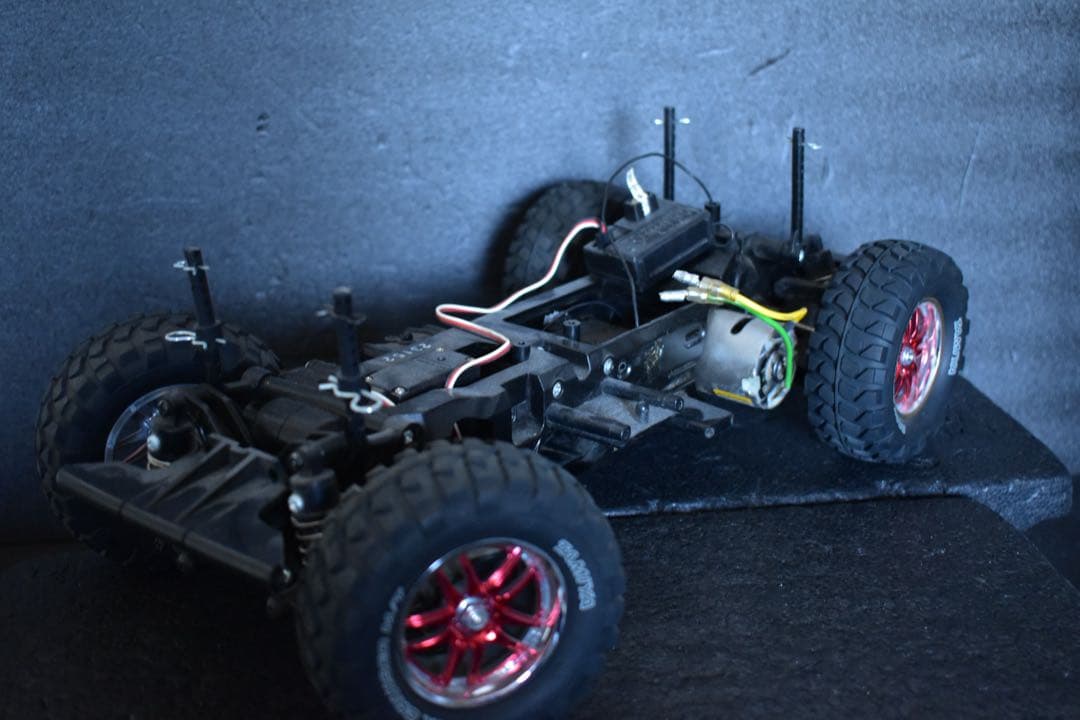 1/10 タミヤ シボレー S10 4x4 レーシングトラック メカ付き