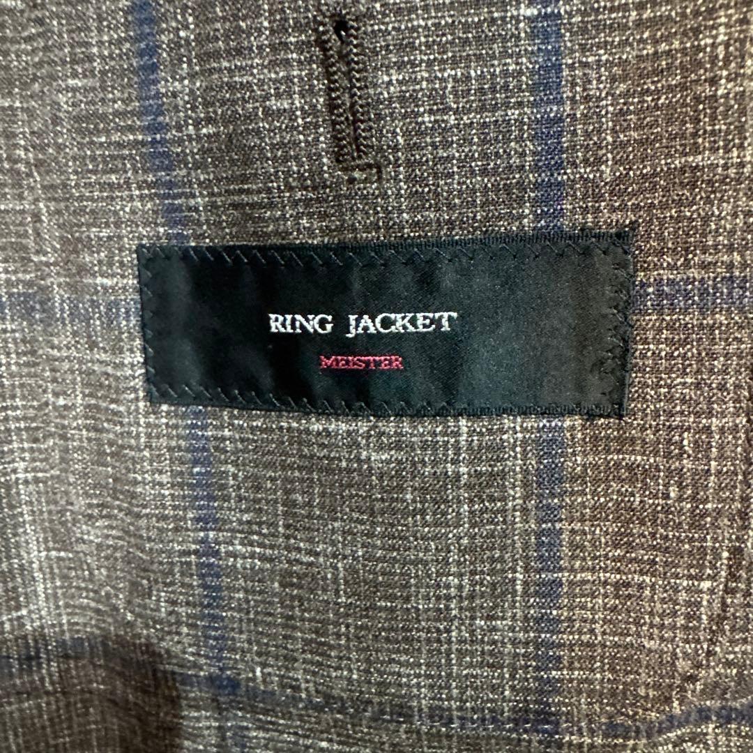 RING JACKET MEISTER チェック柄 ジャケット 48