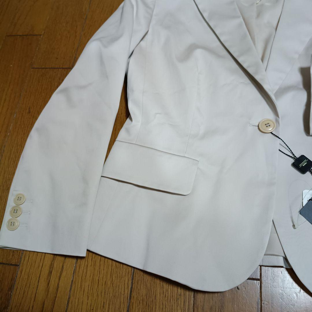 MaxMara WEEKEND ベージュ テーラードジャケット42 未使用タグ付