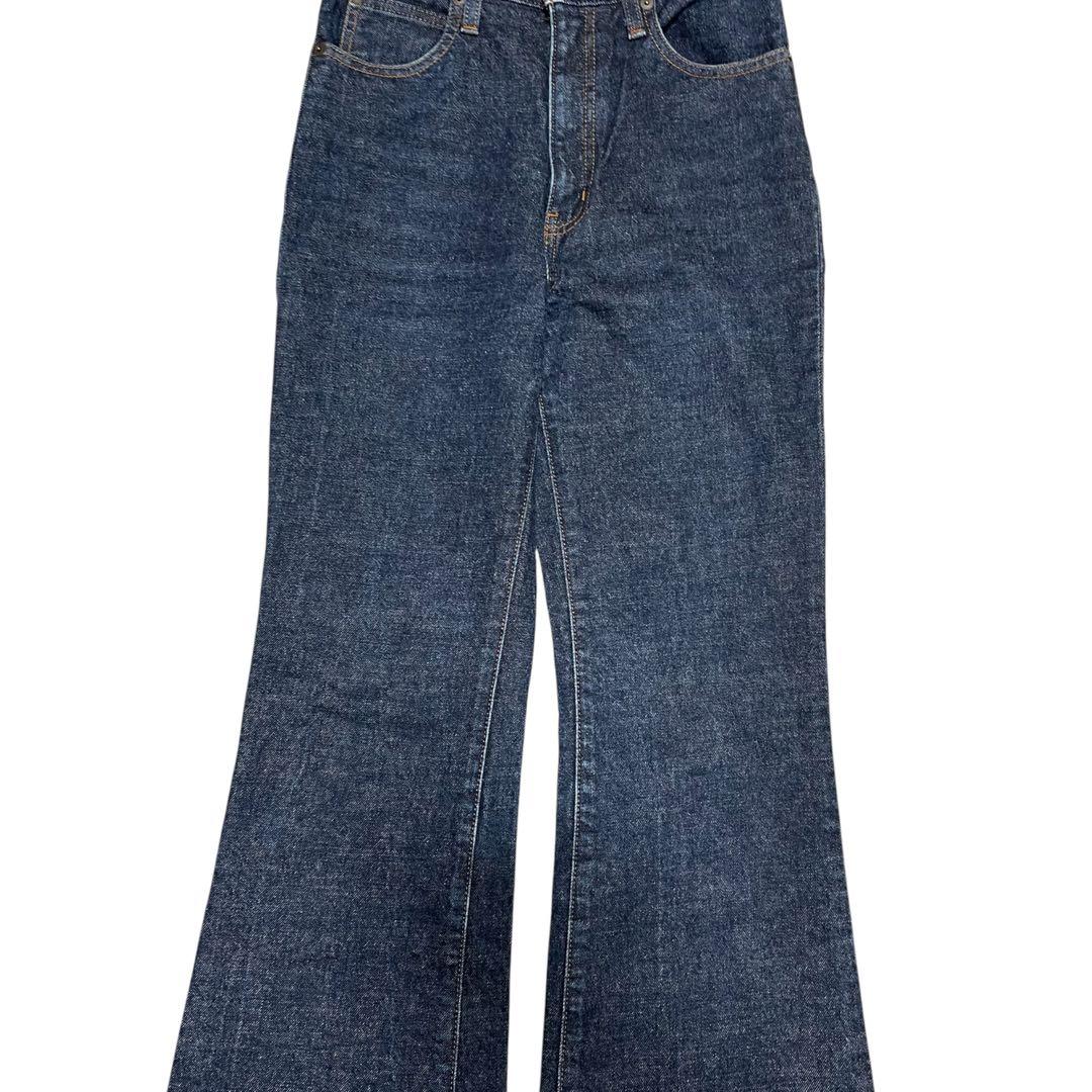 極美品✨MOUSSY MVS FLARE フレアデニム 濃紺 洗える 赤耳 26