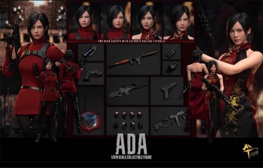 新品未開封　mttoys エイダ　DX版フィギュア　1/6 バイオハザード