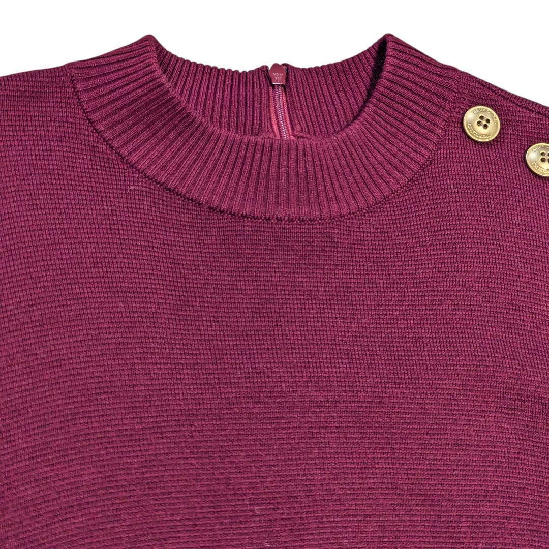 現行品★BLUE LABEL ニットワンピース 金ボタン　ノバチェック