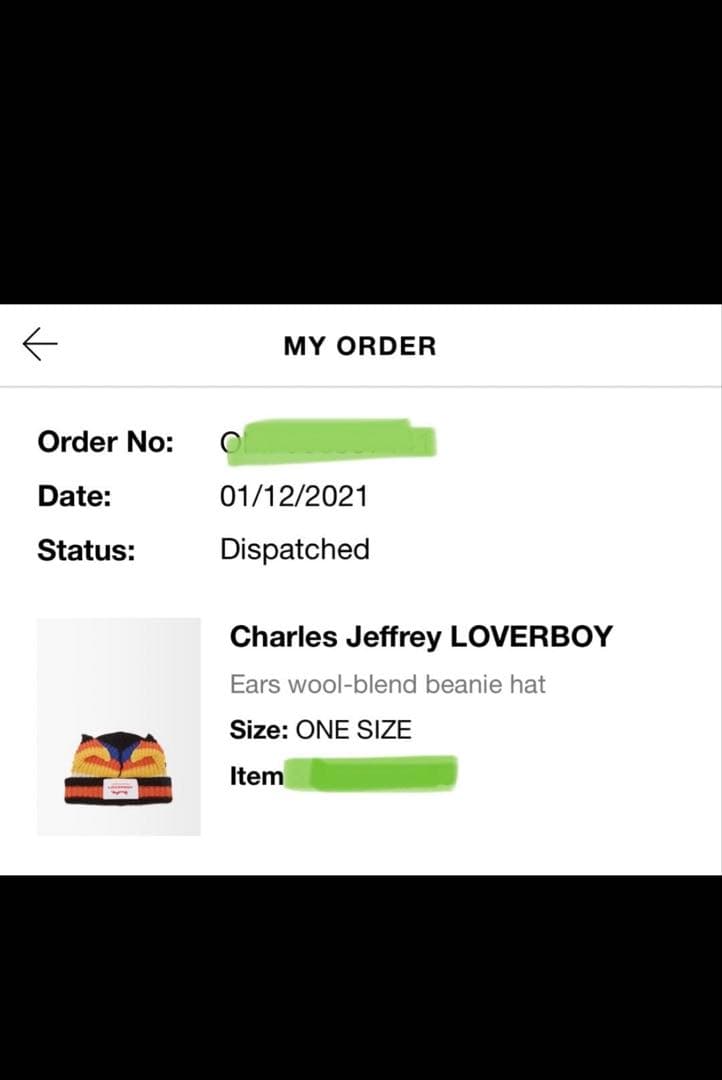 CHARLES JEFFREY LOVERBOY ネコ耳 ニット帽