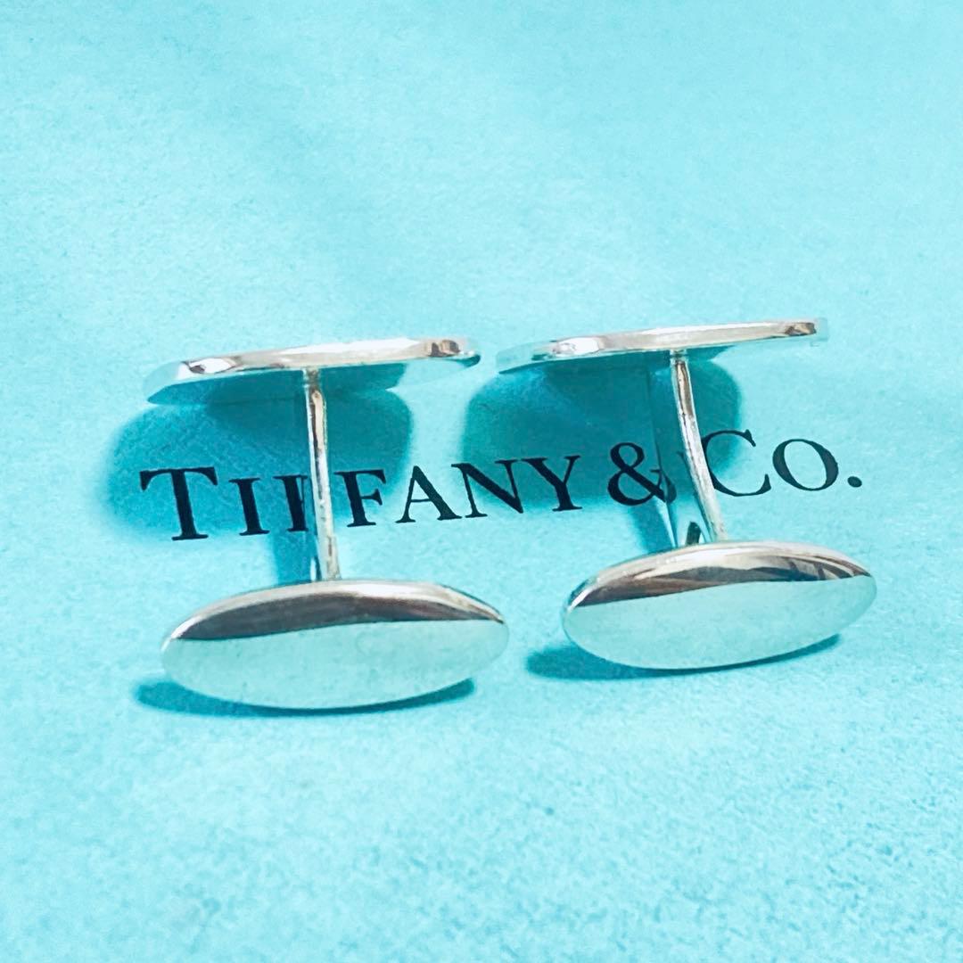 TIFFANY スクエア カフス 鏡面 ヴィンテージ シルバー S259055
