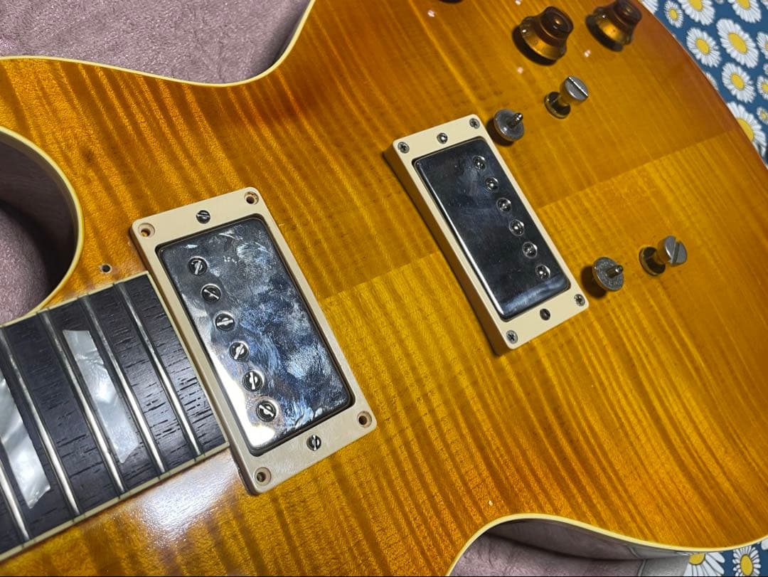 ギター Navigator N-LP Figured Maple Lemon Drop