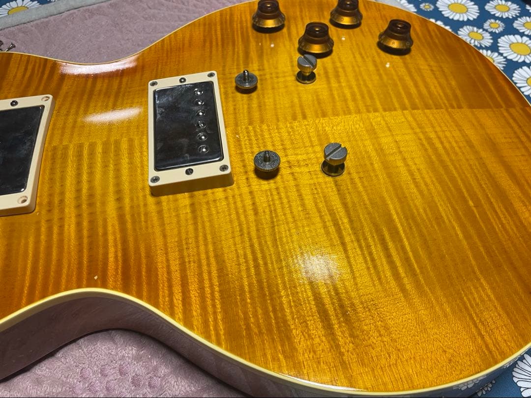 ギター Navigator N-LP Figured Maple Lemon Drop