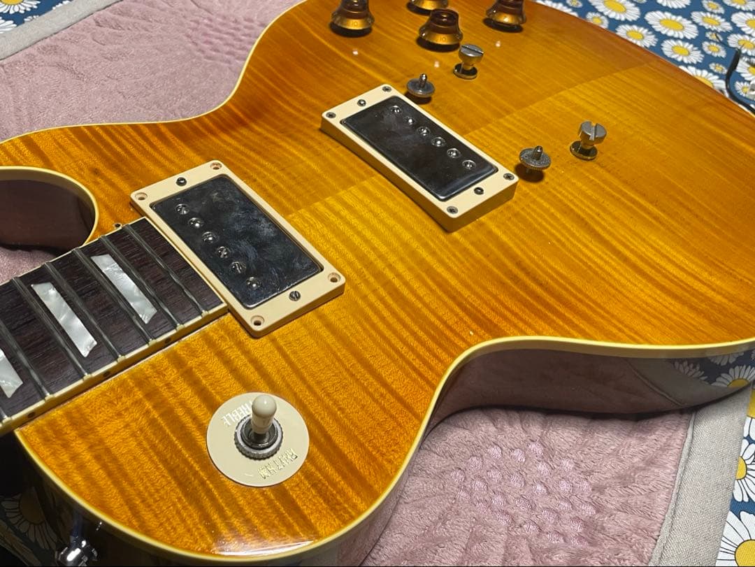 ギター Navigator N-LP Figured Maple Lemon Drop