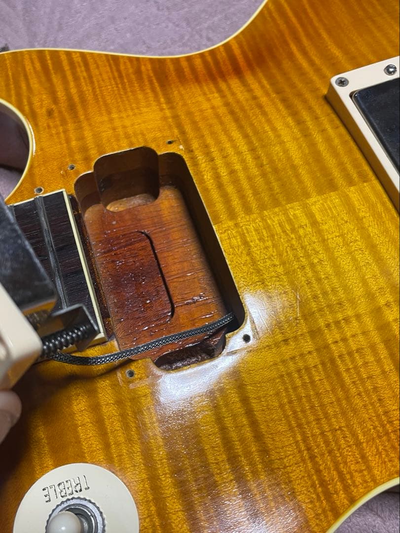 ギター Navigator N-LP Figured Maple Lemon Drop